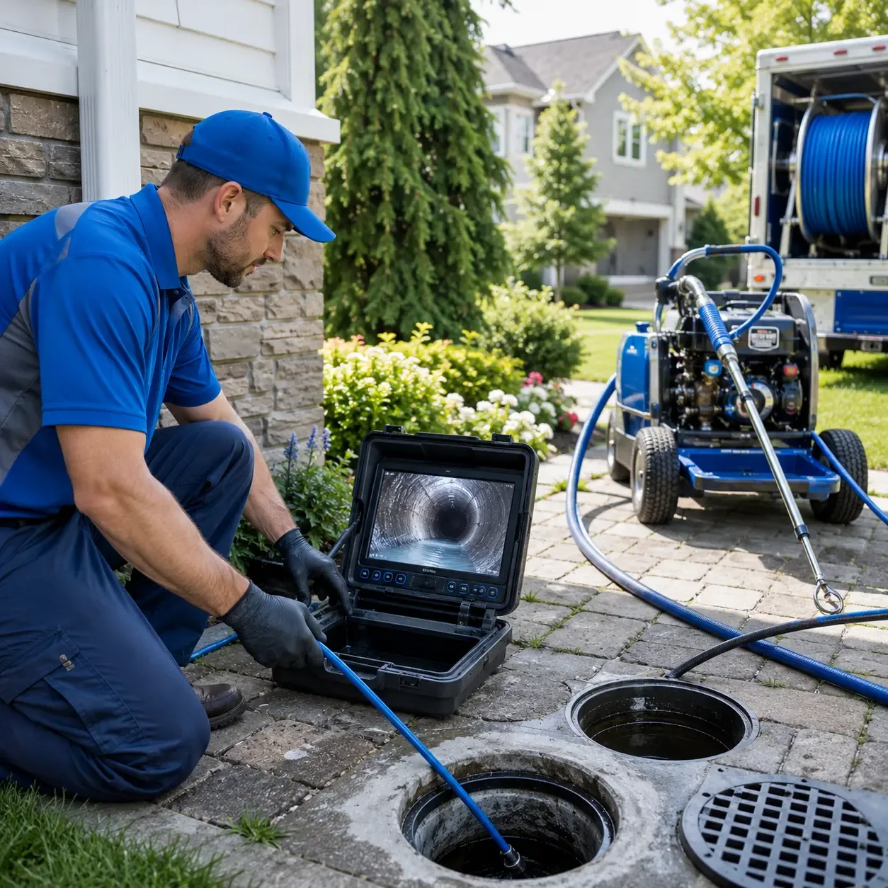 Outdoor drain cleaning professionals serving Horicon, WI